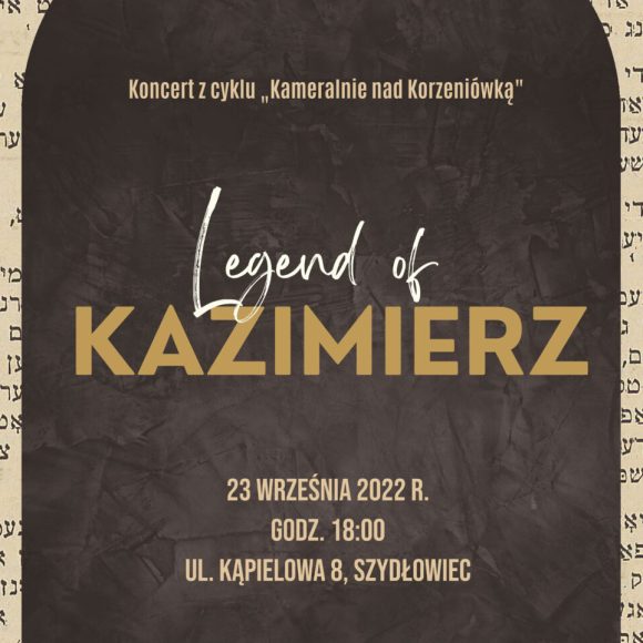 plakat koncertu Legend of Kazimierz