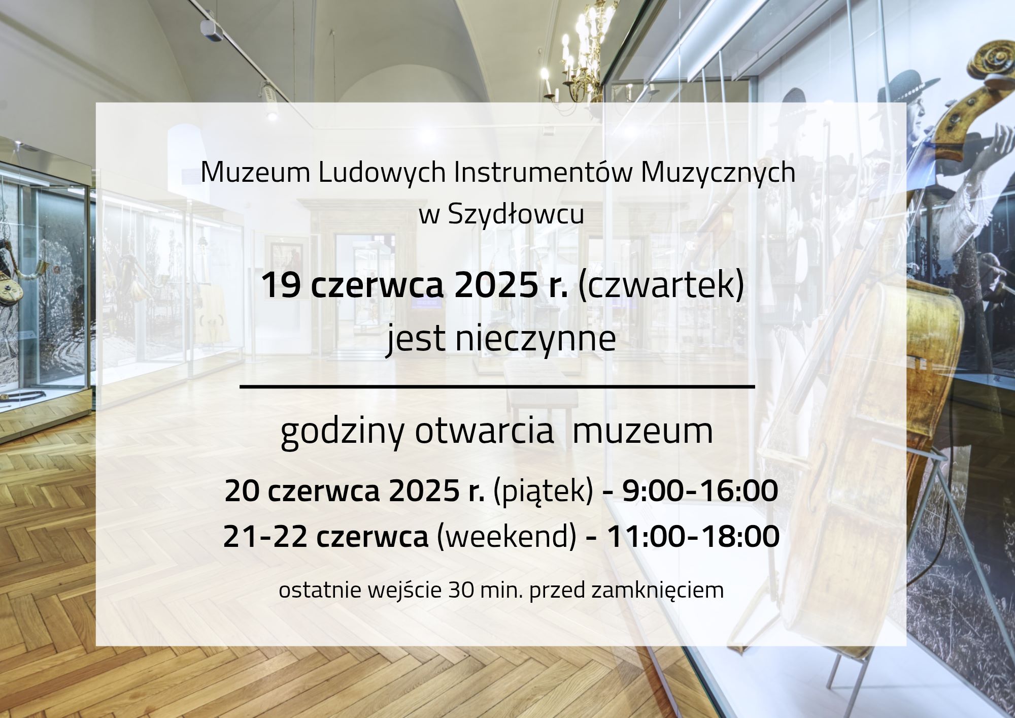 Grafika. 19 czerwca muzeum nieczynne.