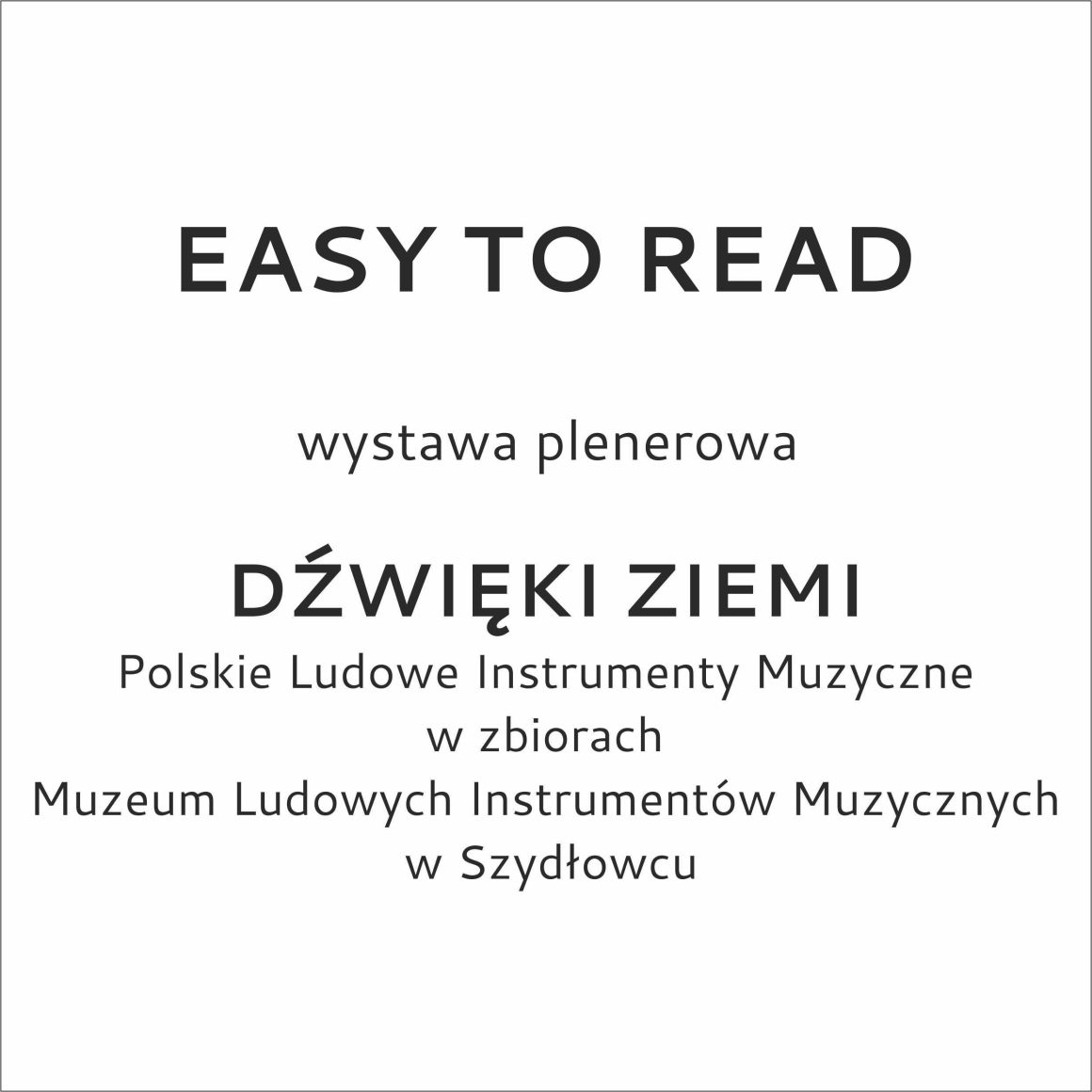 ETR ETR – Dźwięki Ziemi. Ludowe instrumenty muzyczne w zbiorach Muzeum Ludowych Instrumentów Muzycznych w Szydłowcu