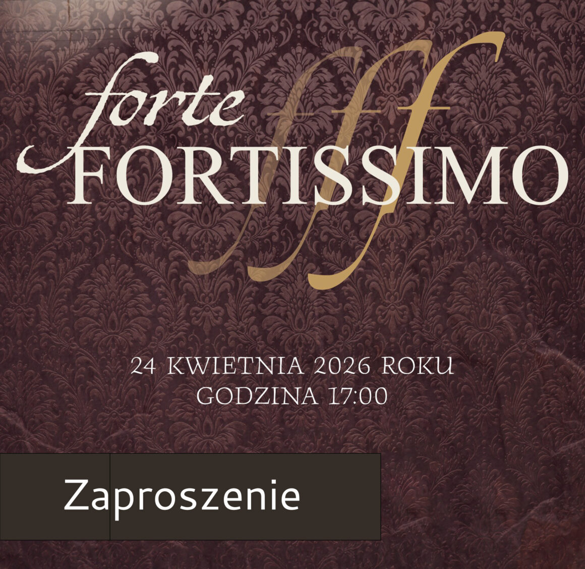 Otwarcie wystawy stałej „Forte, fortissimo” połączone z obchodami jubileuszu 50-lecia otwarcia Muzeum dla zwiedzających