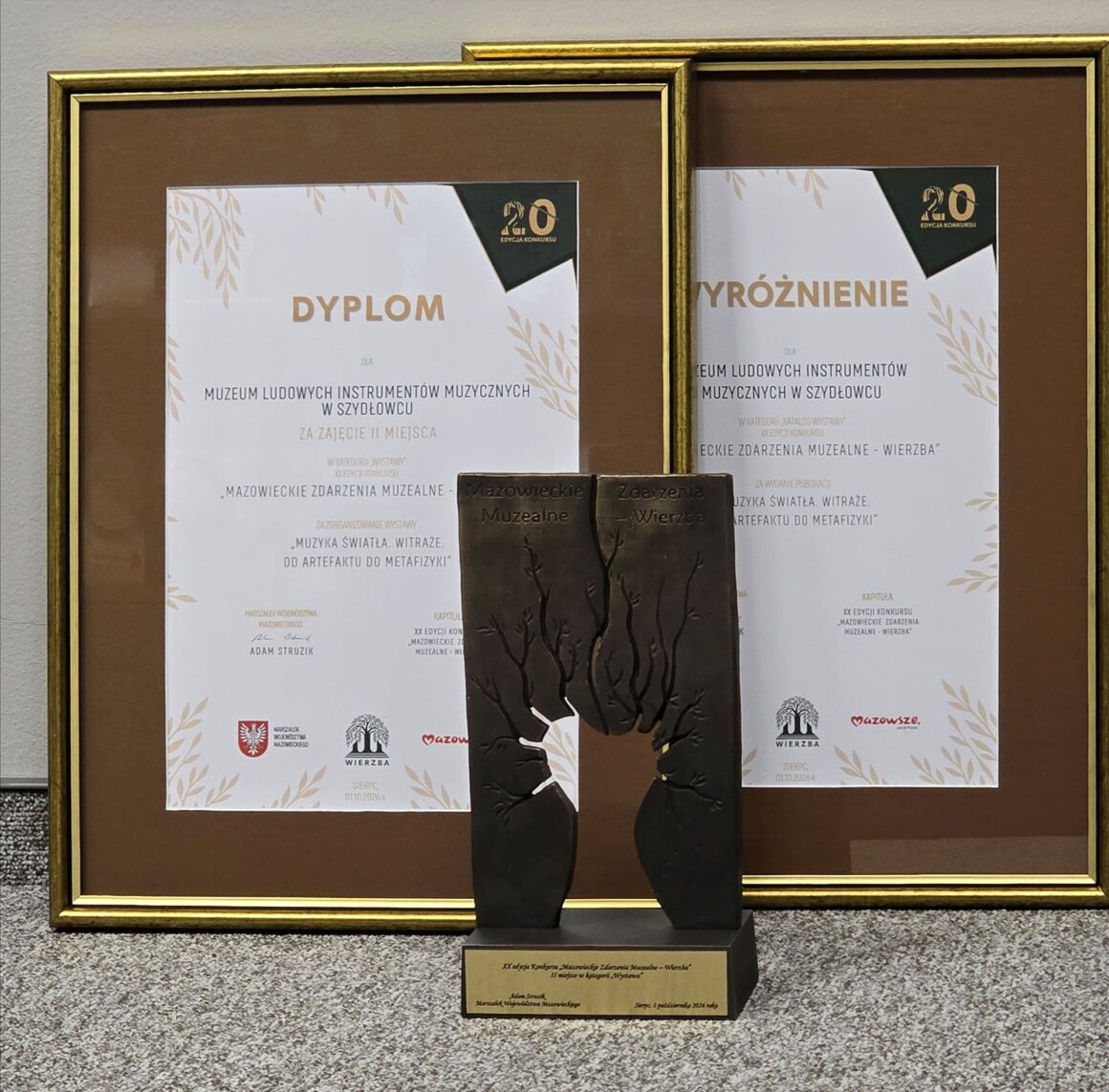 wierzba 2026 II nagroda i wyróżnienie dla Muzeum